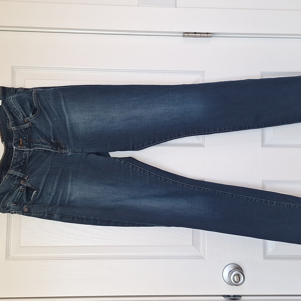 Lucky Brand Lolita Skinny Jeans  Denim Dark Wash Stretch Mid Rise Jeans sz 10/30